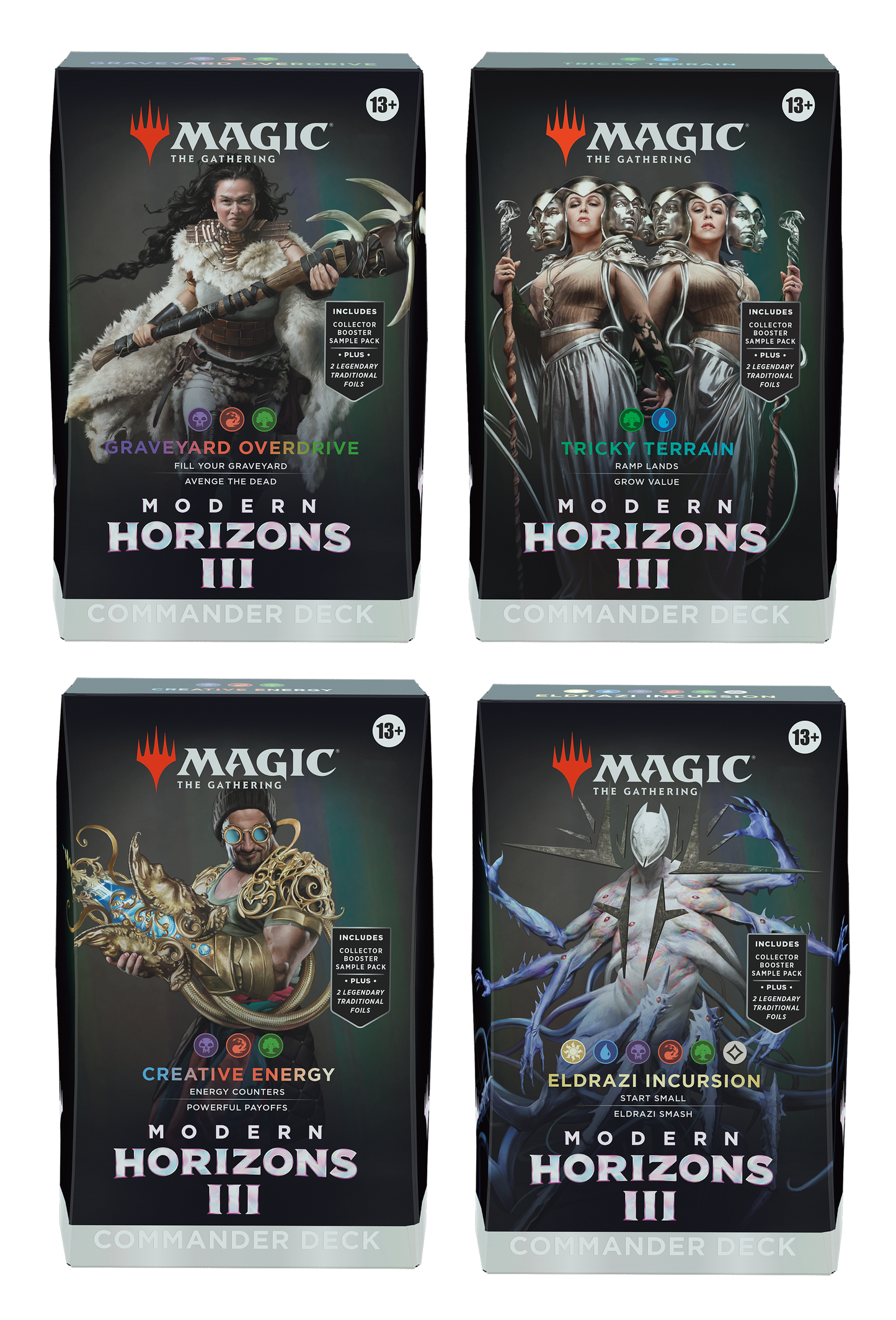MTG Modern Horizons 3 (Set of 4) Commander Decks
