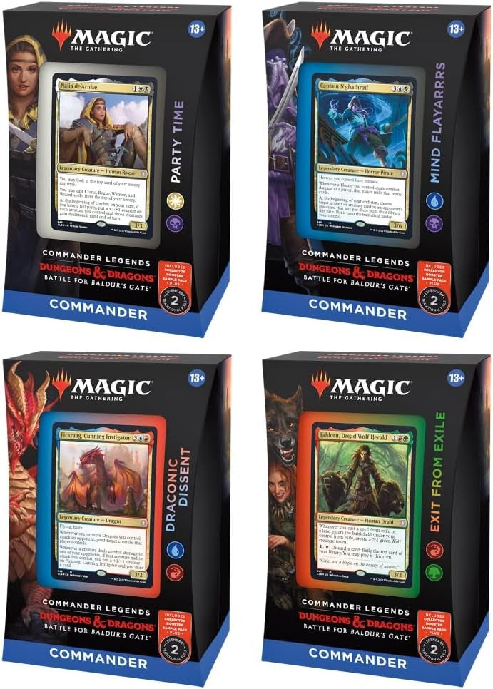 MTG Commander Legends: Battle for Baldur's Gate (Set of 4) Commander Decks