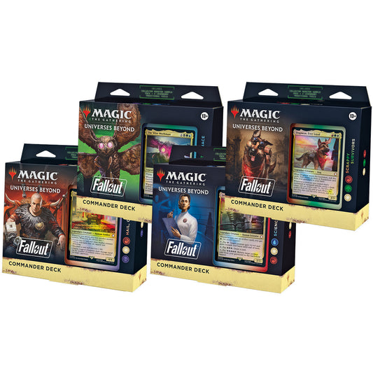 MTG Fallout -Set of 4- Commander Decks