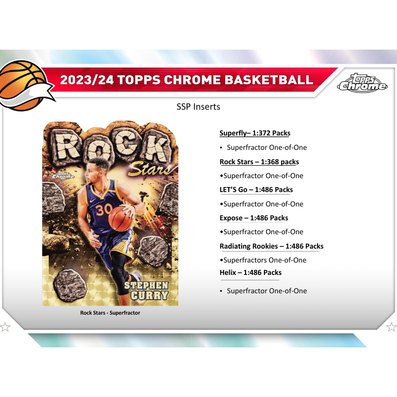 2023/24 Topps Chrome Basketball Hobby Box