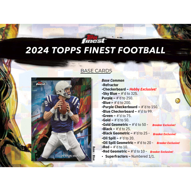 2025 Topps Finest Football Breaker's Delight Box