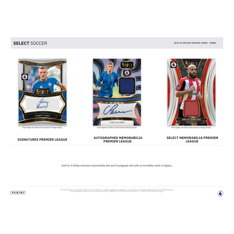2024/25 Panini Select Premier League Soccer Hobby Box