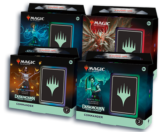 MTG Duskmourn House of Horror (Set of 4) Commander Decks
