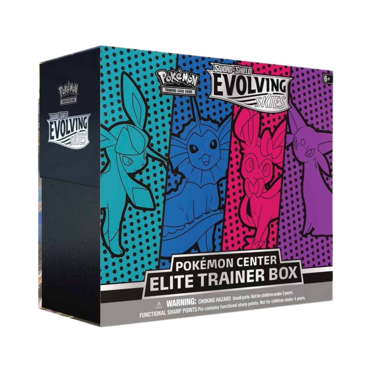 Evolving Skies Pokemon Center Elite Trainer Box [Espeon, Sylveon, Vaporeon, Glaceon]