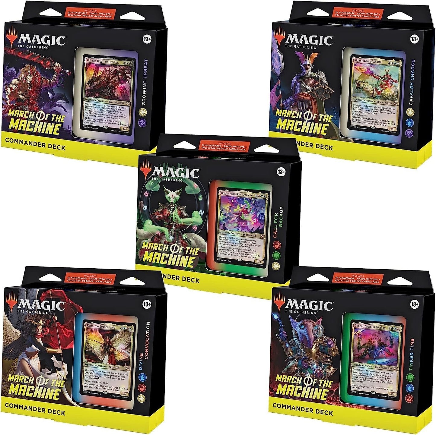 MTG March of the Machine (Set of All 5) Commander Decks